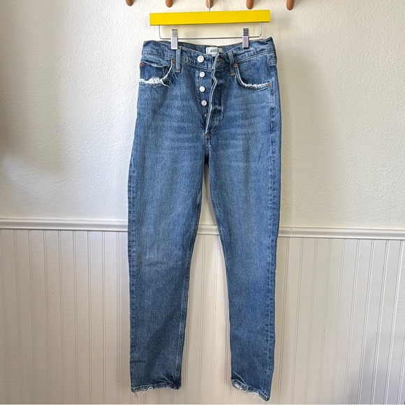 Agolde Riley High Rise Long - Picture 3 of 6